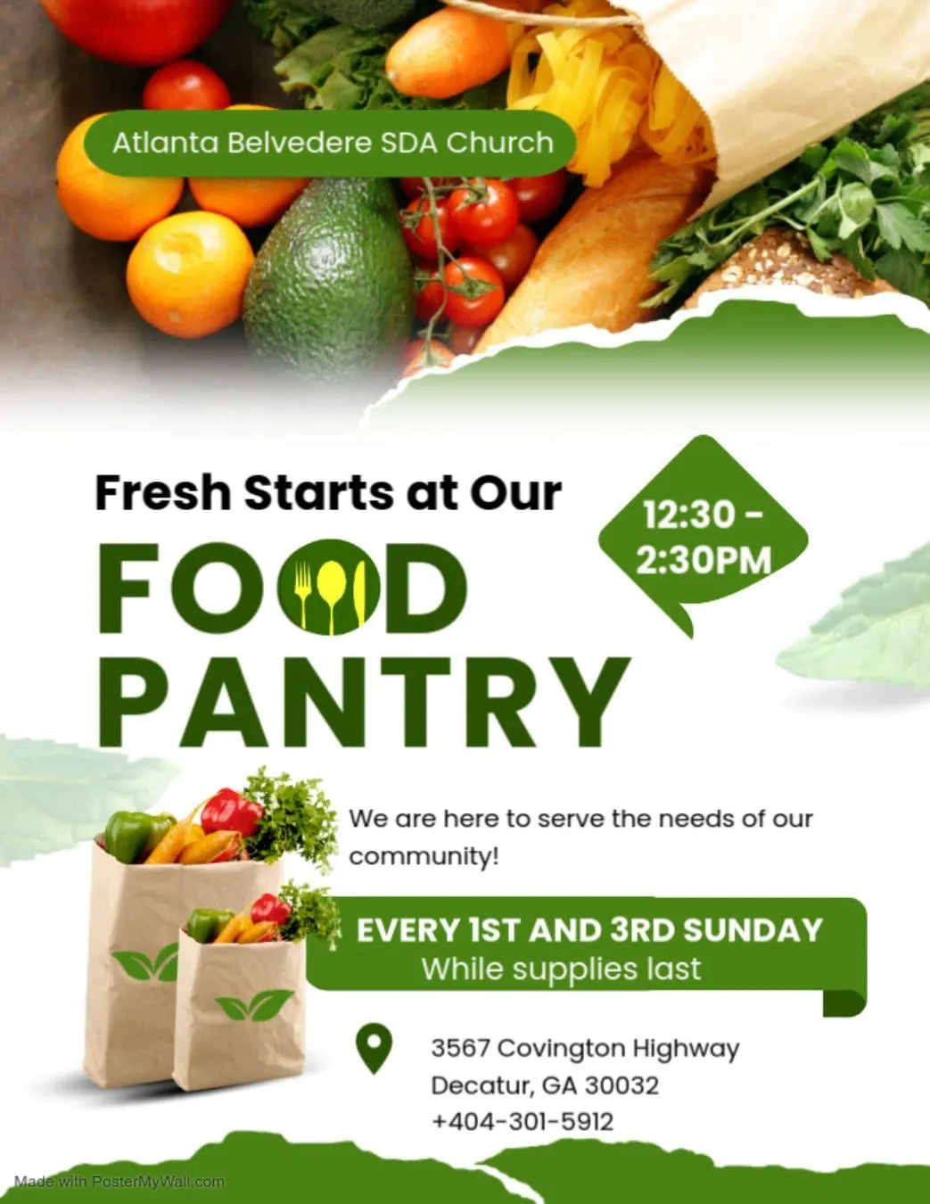 atlanta belvedere sda church decatur - food-pantry