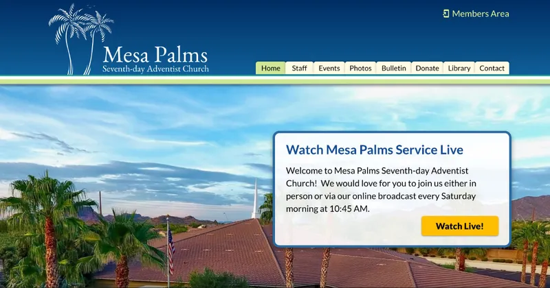 Mesa Palms Seventh-day Adventist Church featured