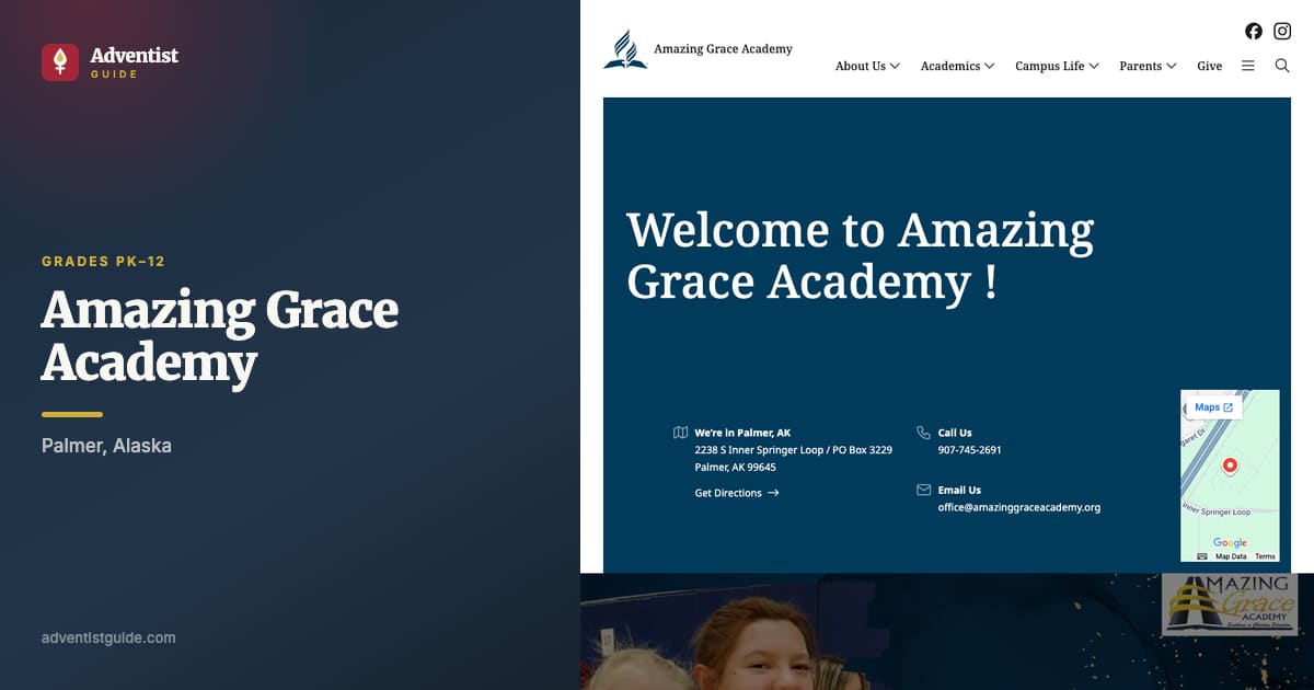 The Amazing Grace Academy website