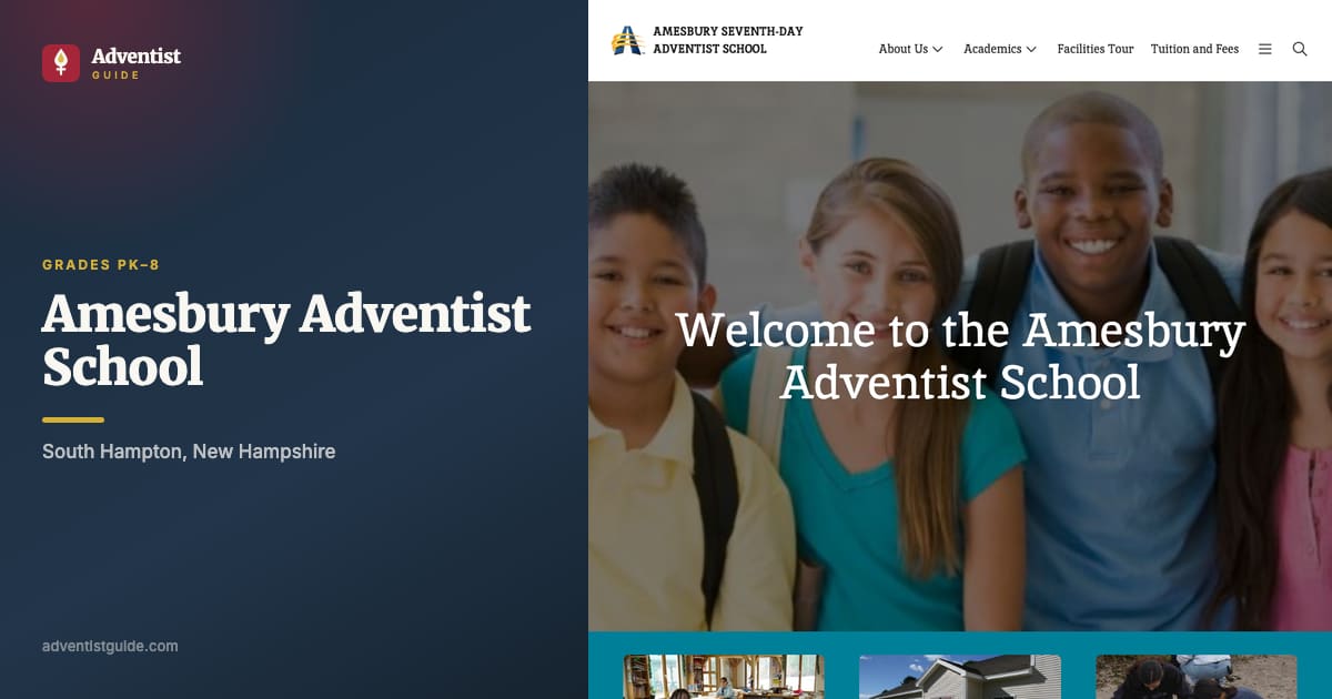 The Amesbury Adventist School website