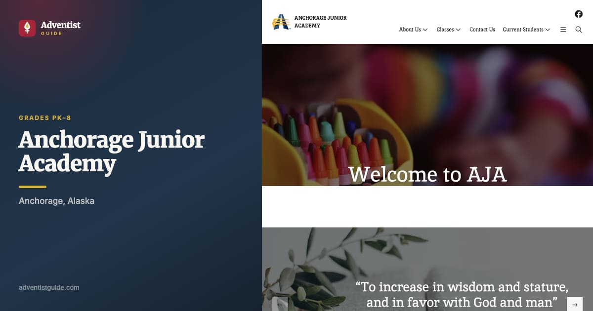 The Anchorage Junior Academy website