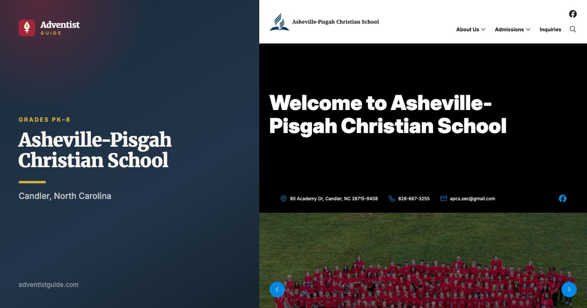 The Asheville-Pisgah Christian School website