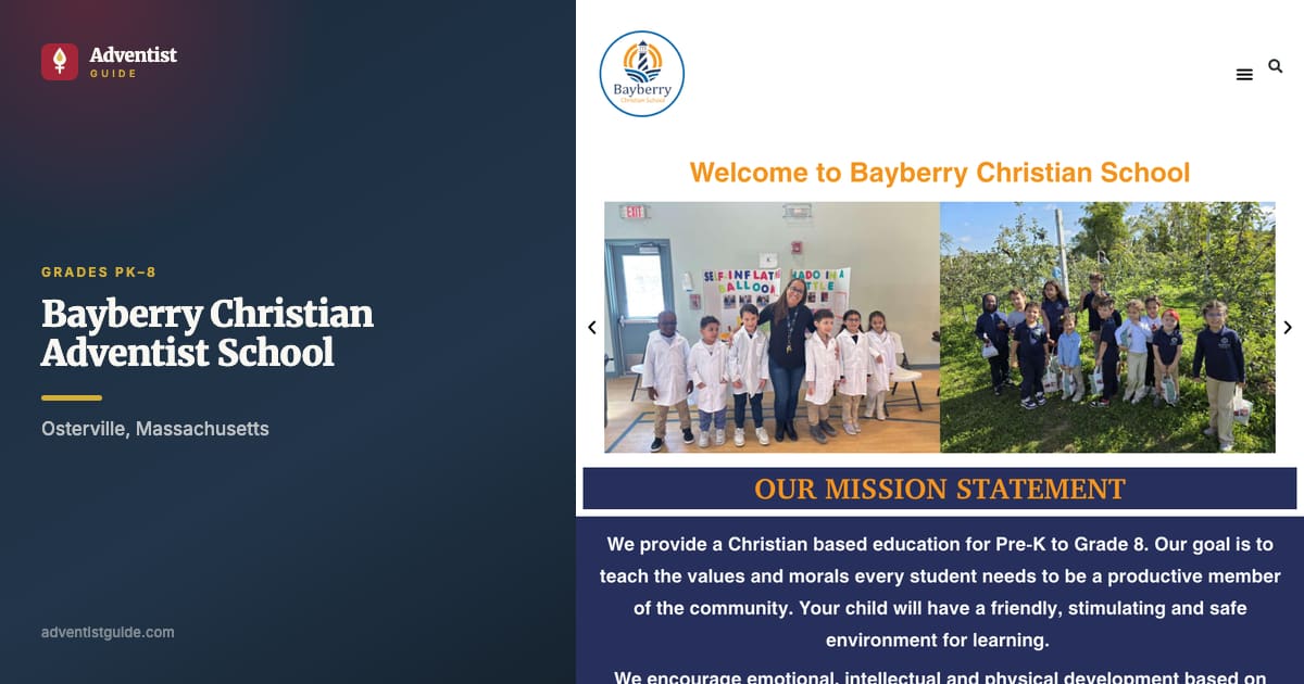 The Bayberry Christian Adventist School website