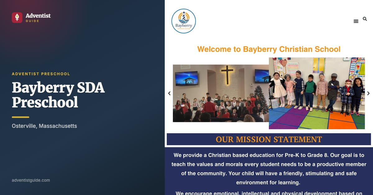 The Bayberry SDA Preschool website