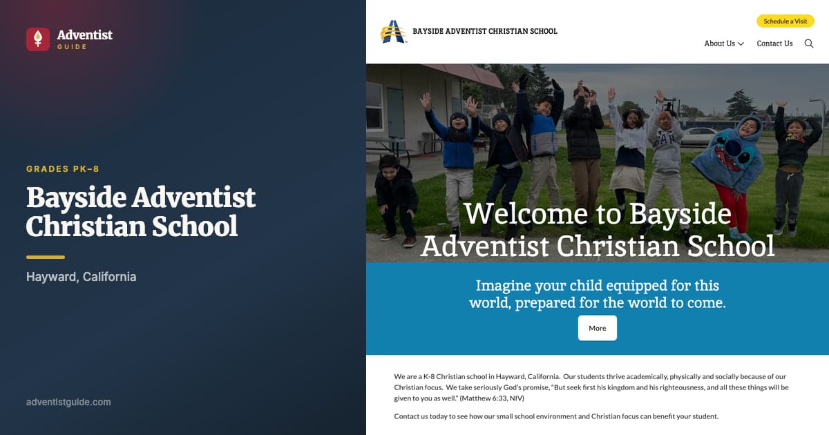 The Bayside Adventist Christian School website