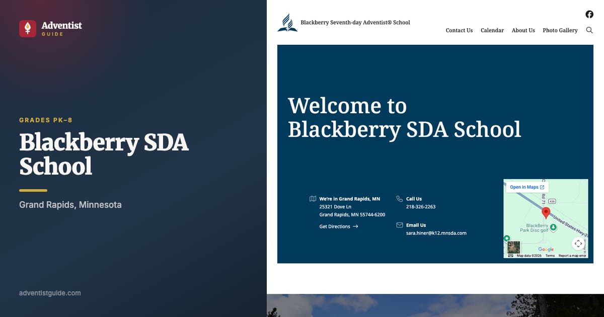 The Blackberry SDA School website