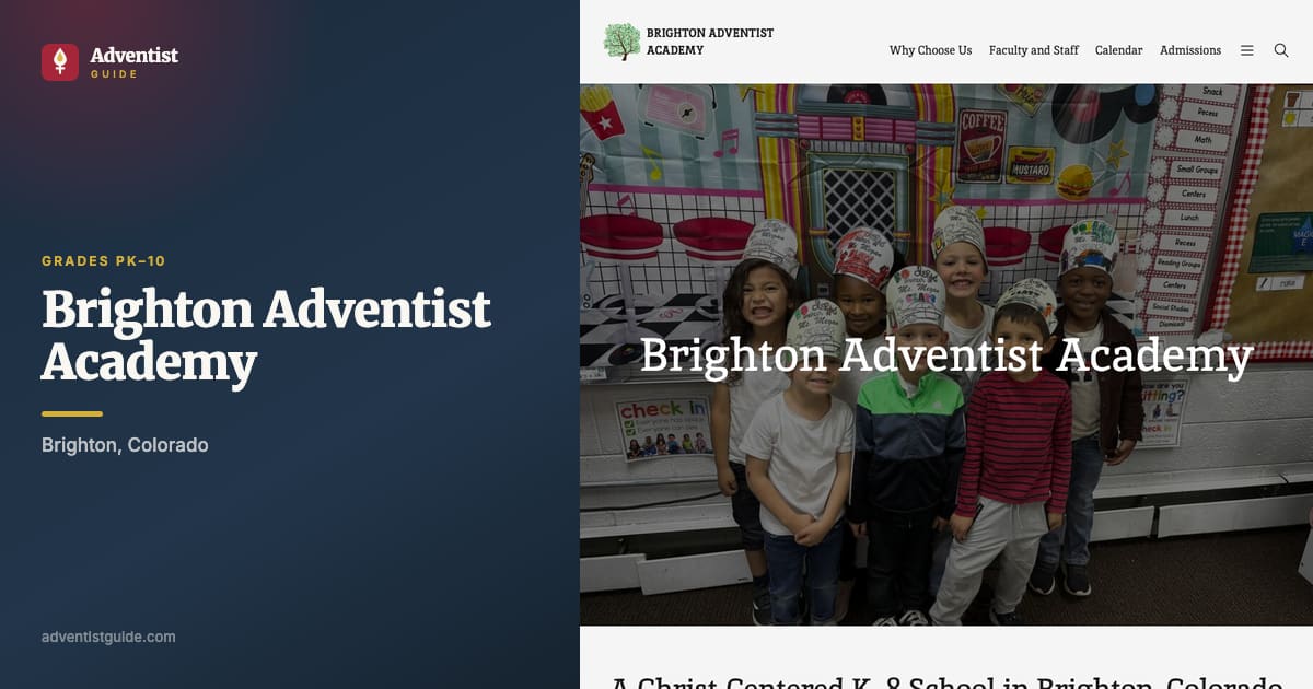 The Brighton Adventist Academy website