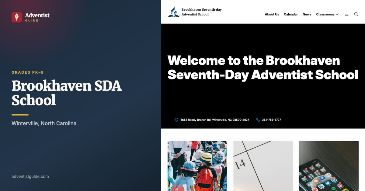 The Brookhaven SDA School website
