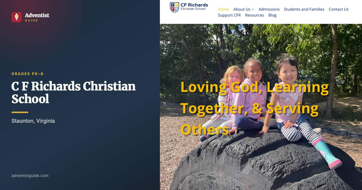 The C F Richards Christian School website