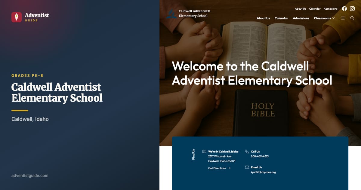 The Caldwell Adventist Elementary School website