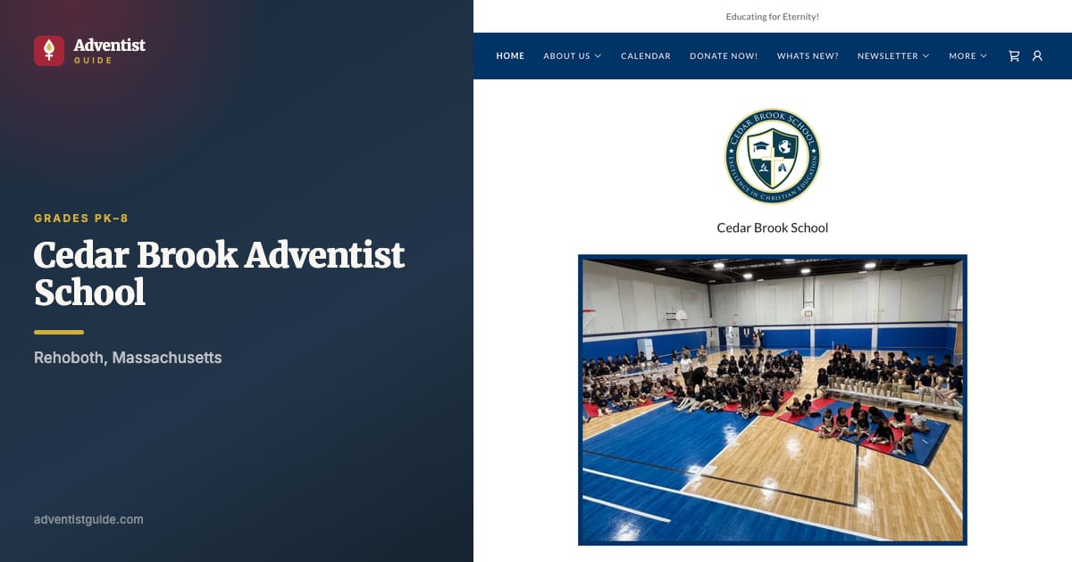 The Cedar Brook Adventist School website