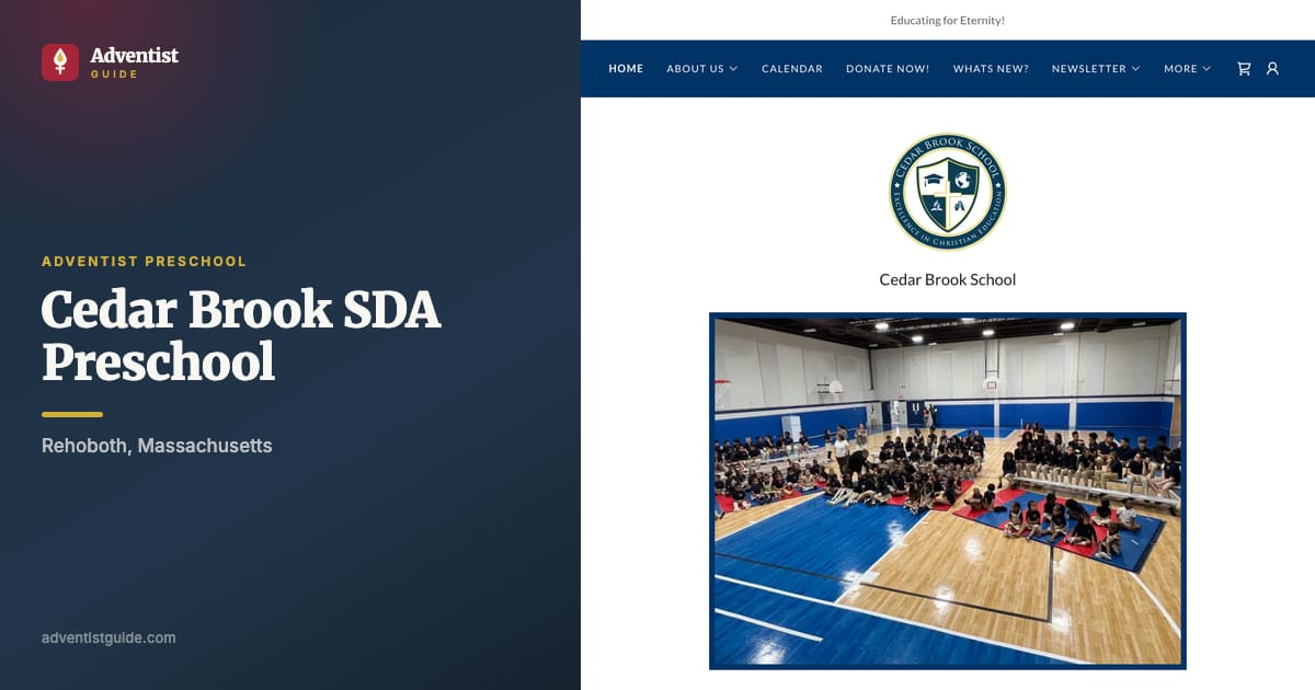 The Cedar Brook SDA Preschool website