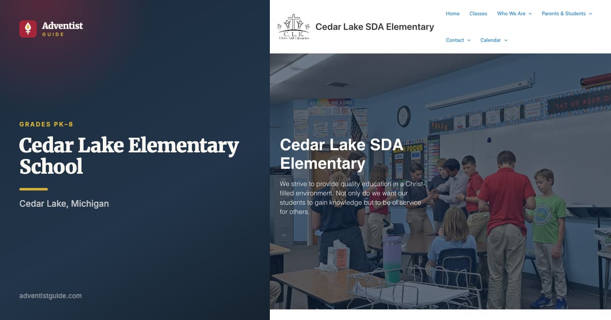 The Cedar Lake Elementary School website
