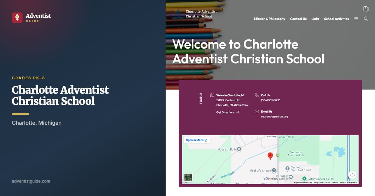 The Charlotte Adventist Christian School website