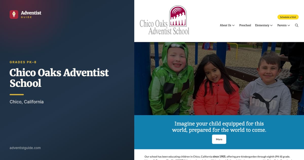 The Chico Oaks Adventist School website