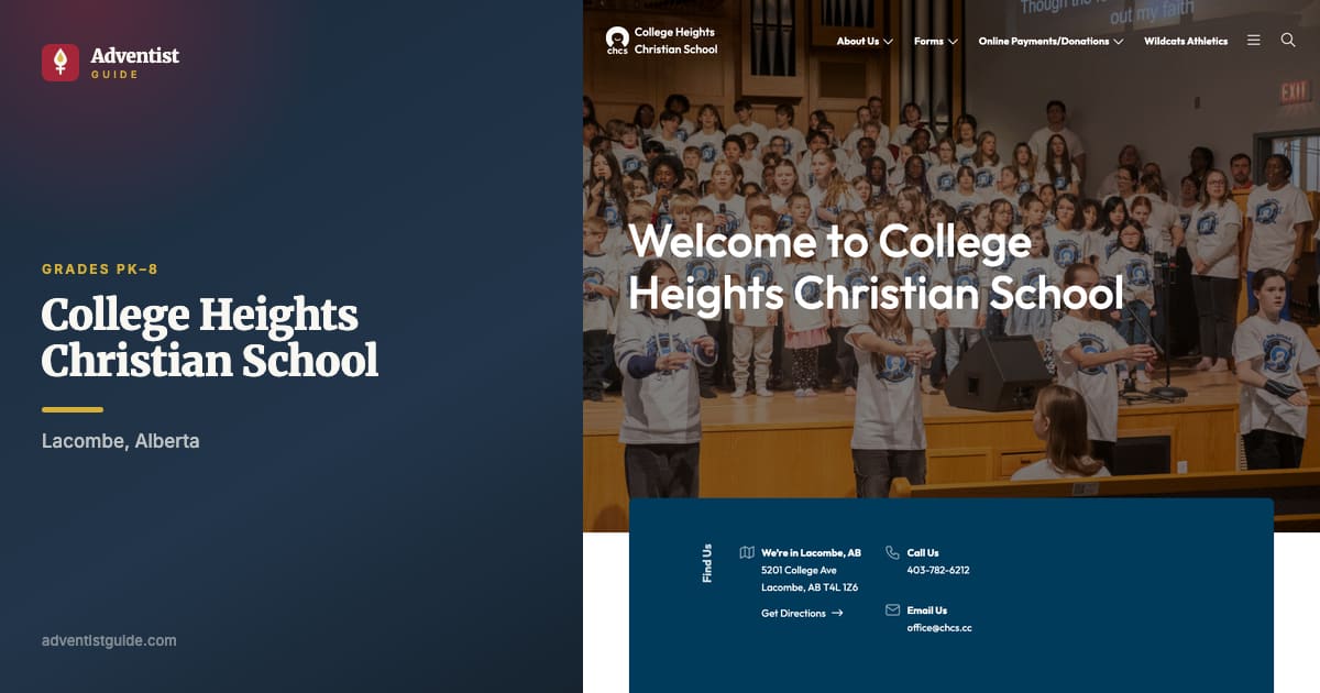 The College Heights Christian School website