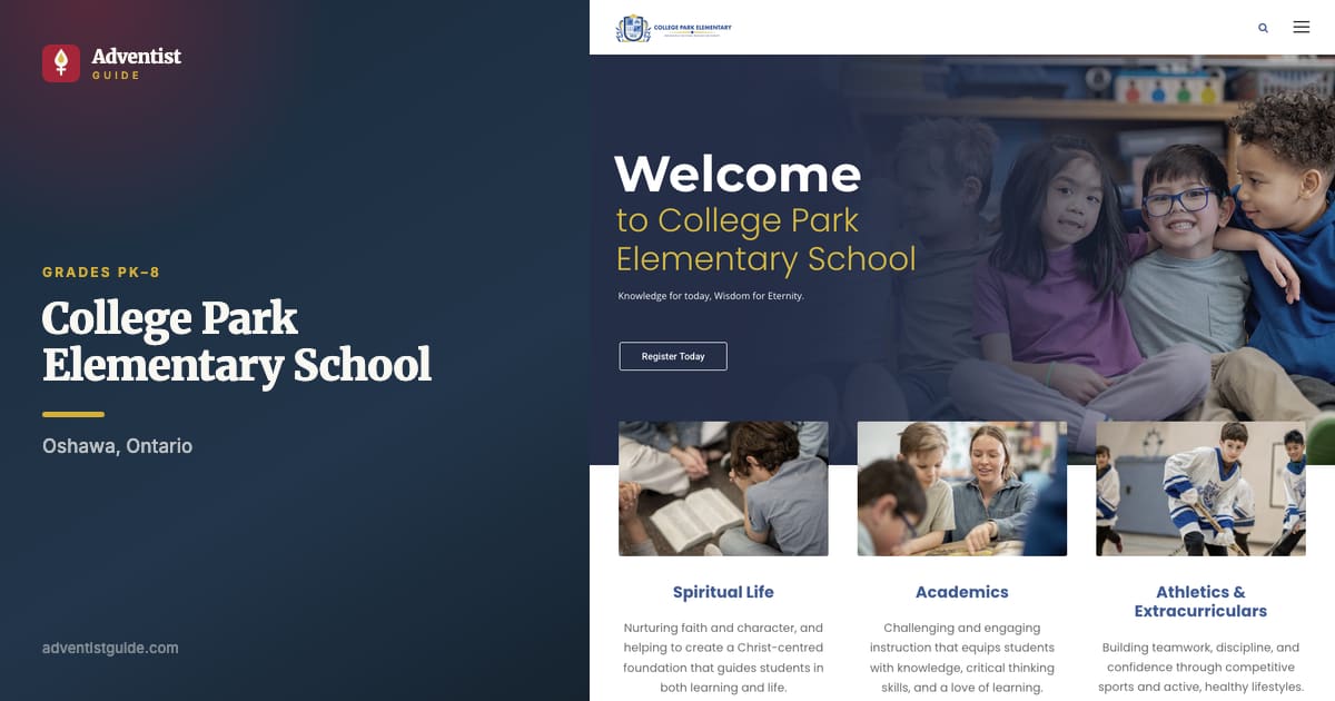 The College Park Elementary School website