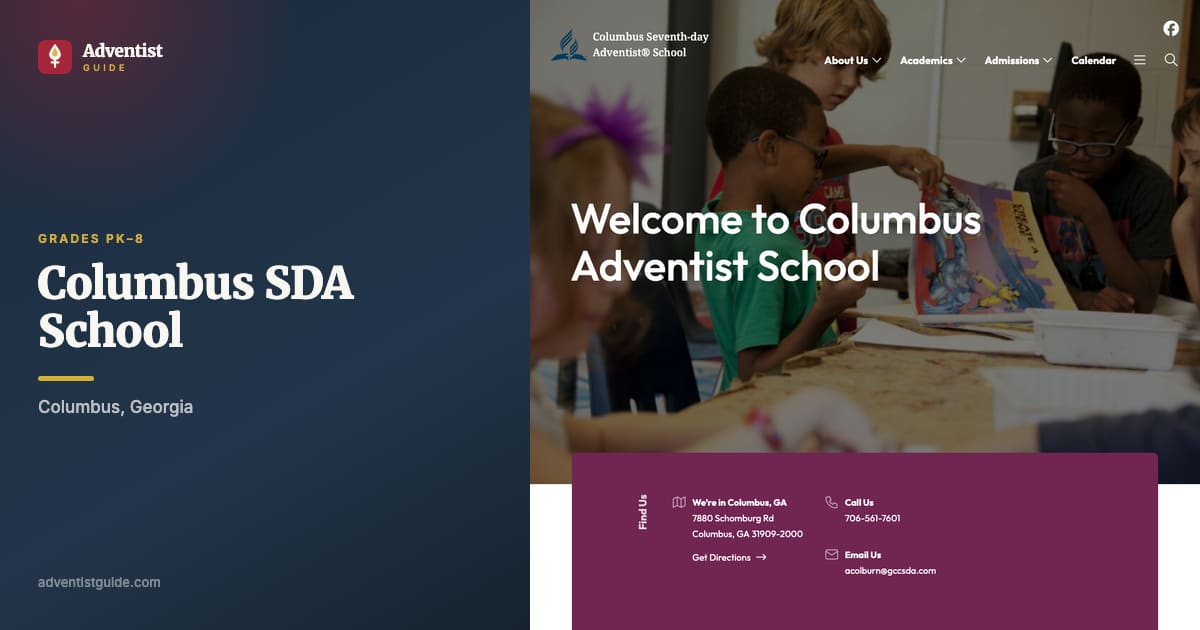 The Columbus SDA School website