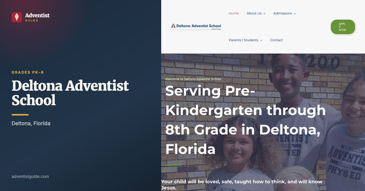 The Deltona Adventist School website