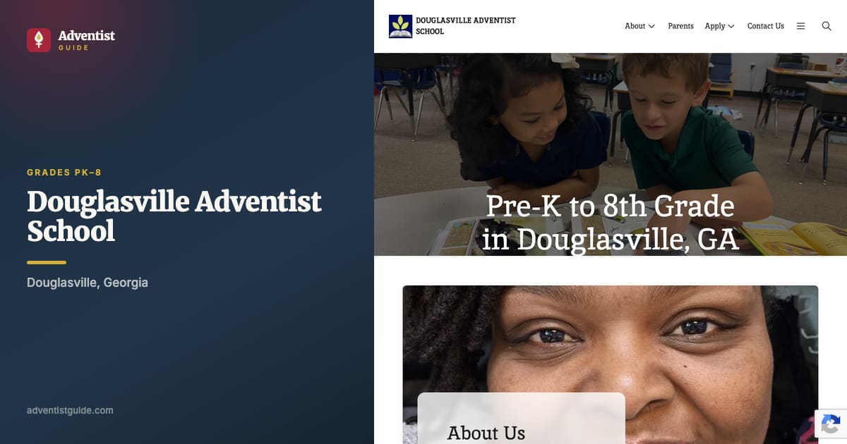 The Douglasville Adventist School website