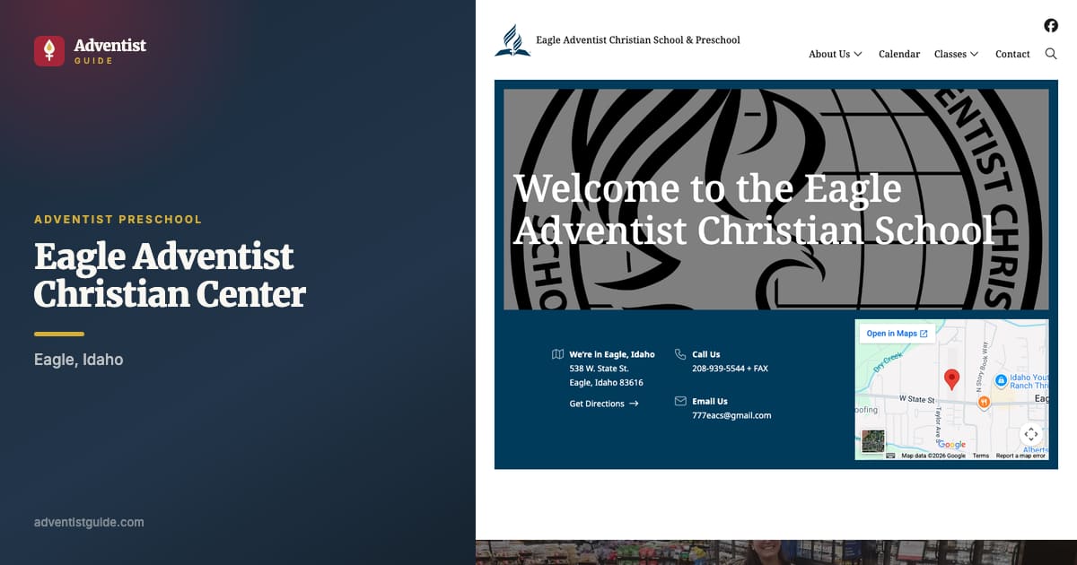 The Eagle Adventist Christian Center website
