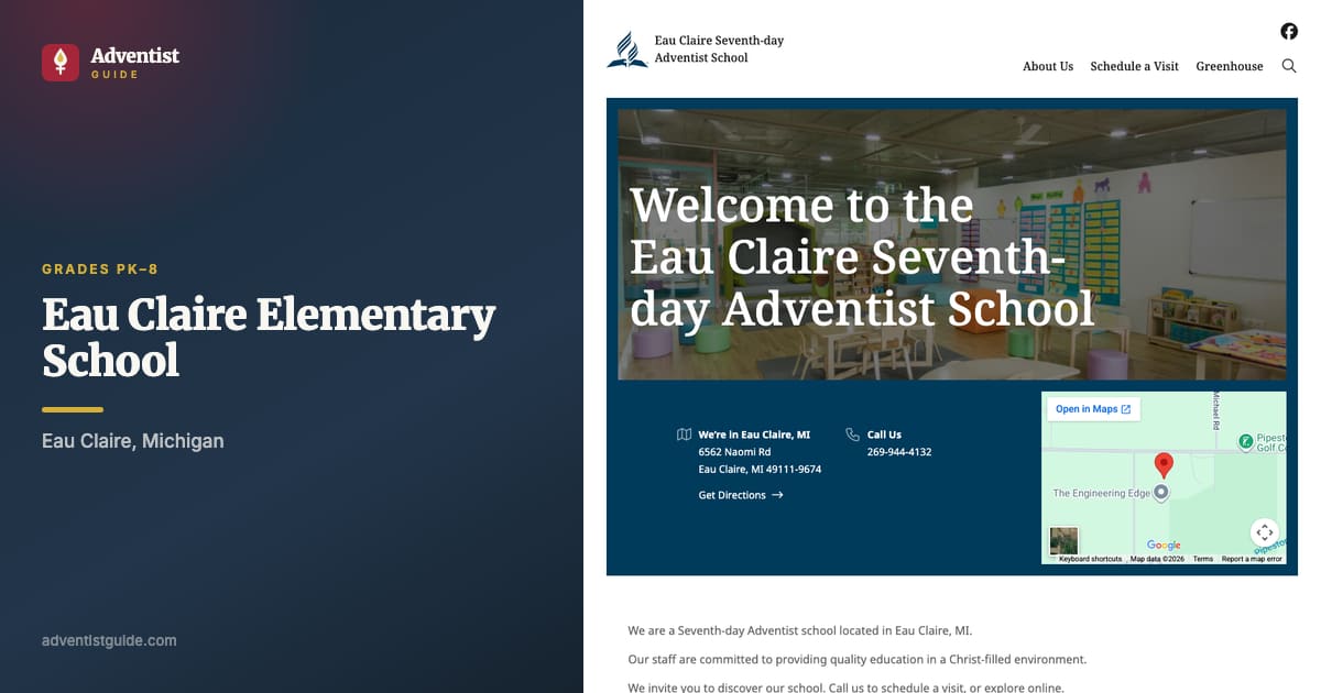 The Eau Claire Elementary School website