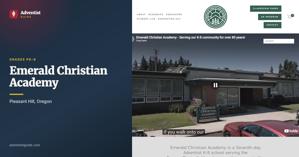 The Emerald Christian Academy website