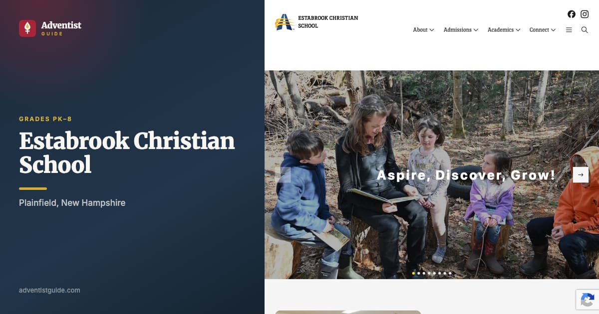 The Estabrook Christian School website