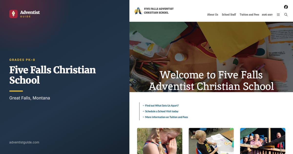The Five Falls Christian School website