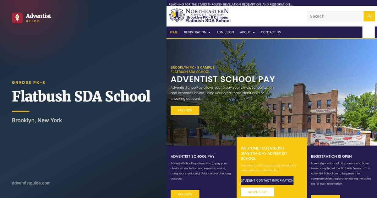 The Flatbush SDA School website