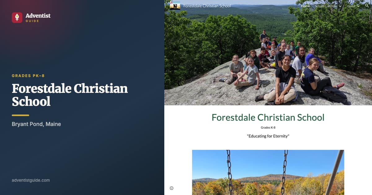 The Forestdale Christian School website