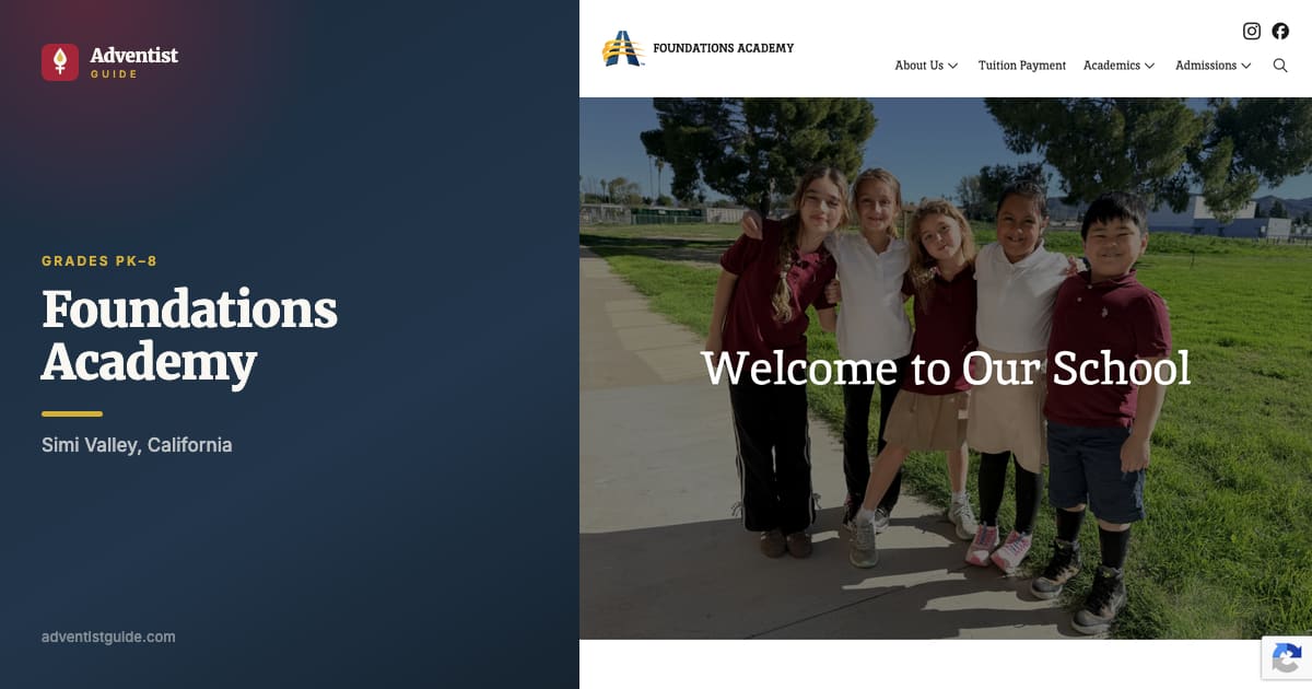 The Foundations Academy website