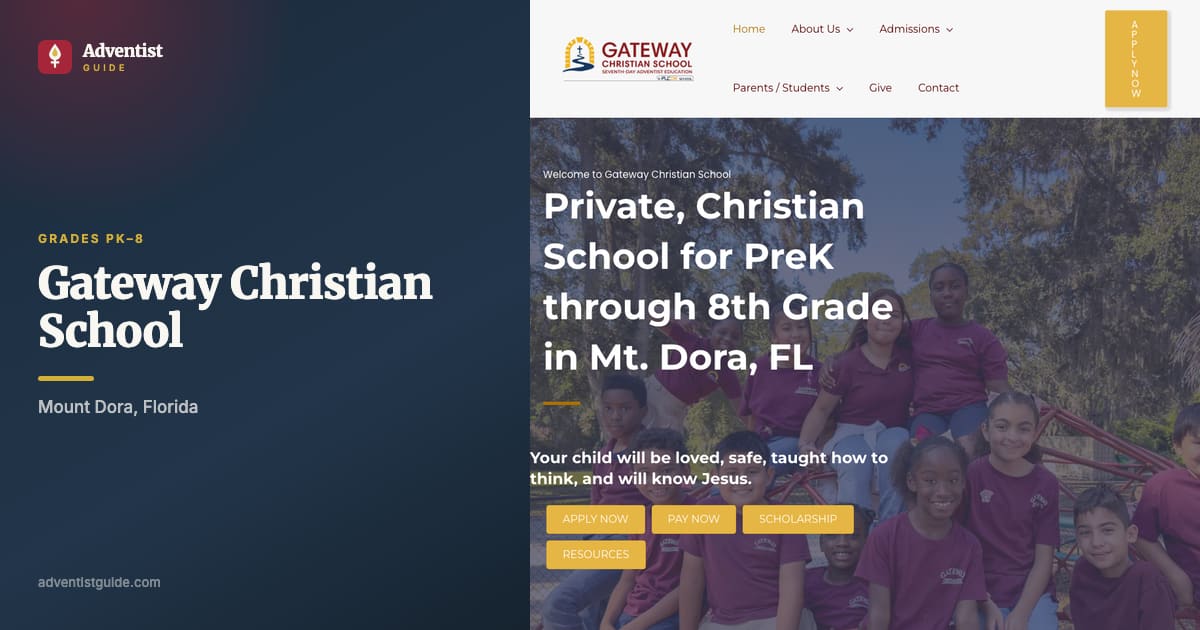 The Gateway Christian School website