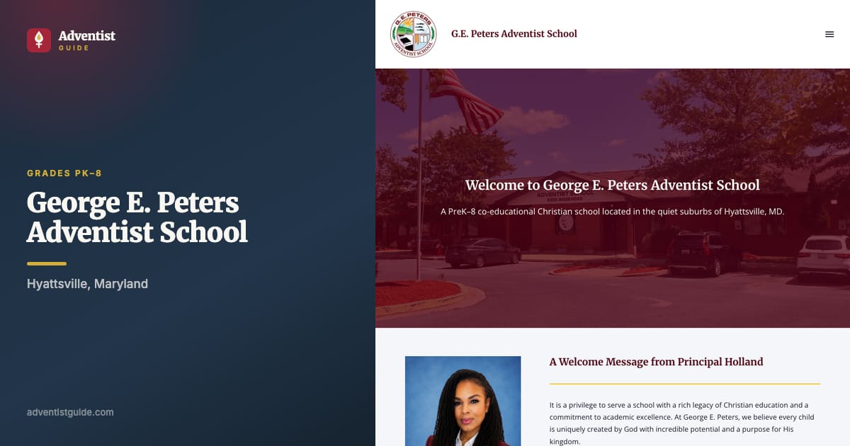The George E. Peters Adventist School website
