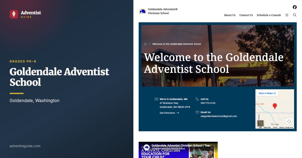 The Goldendale Adventist School website