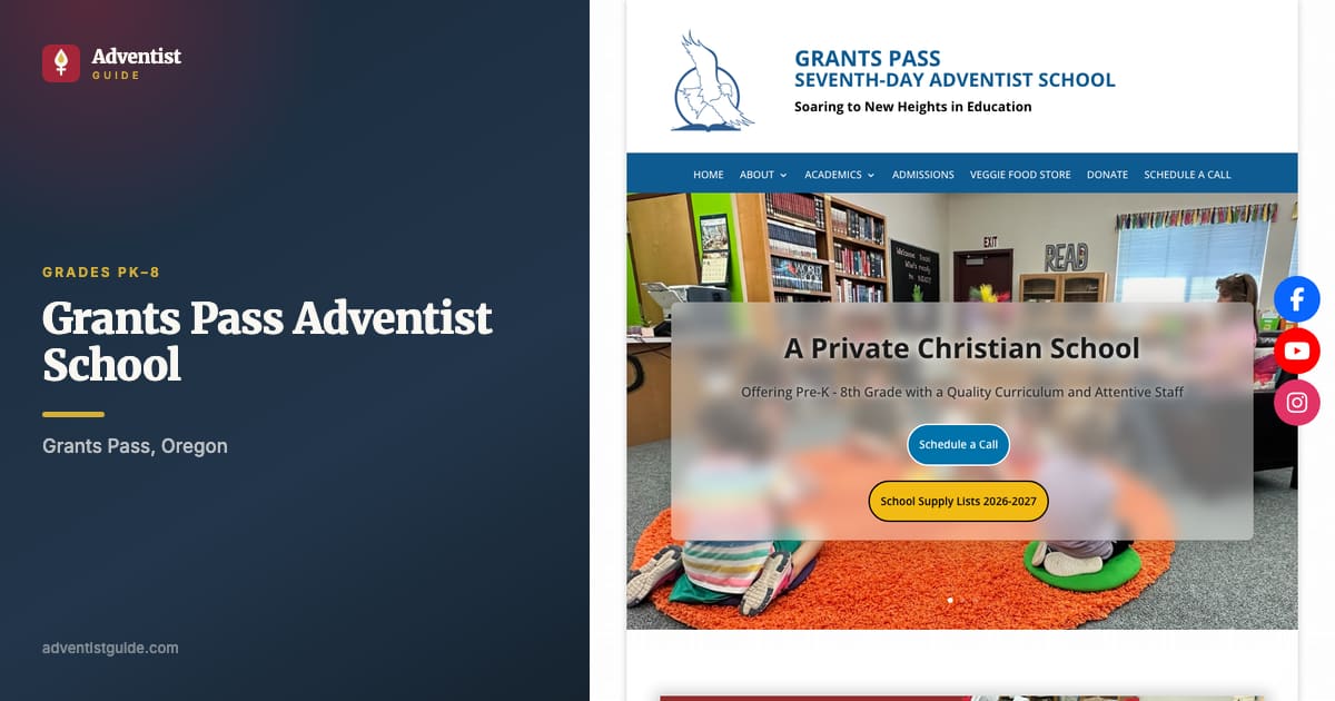 The Grants Pass Adventist School website