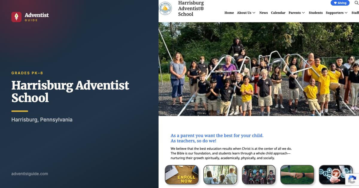The Harrisburg Adventist School website