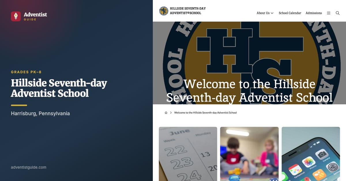 The Hillside Seventh-day Adventist School website