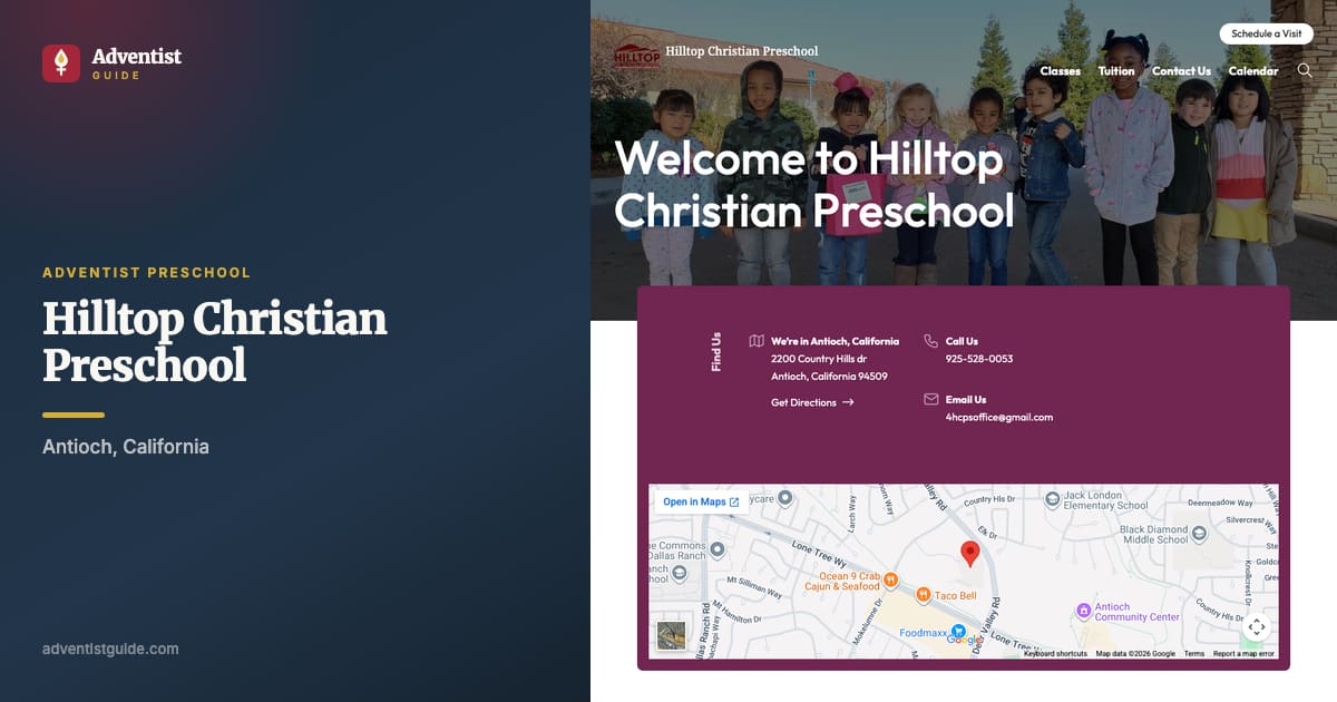 The Hilltop Christian Preschool website