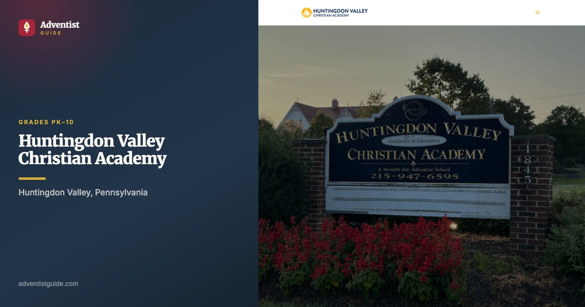 The Huntingdon Valley Christian Academy website