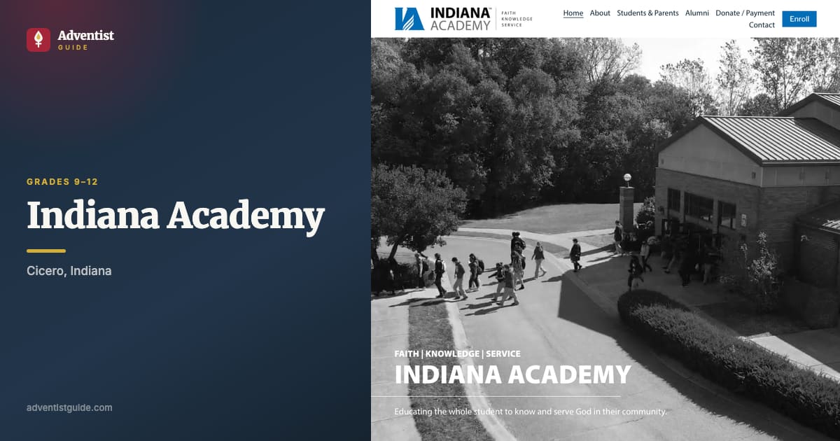 The Indiana Academy website