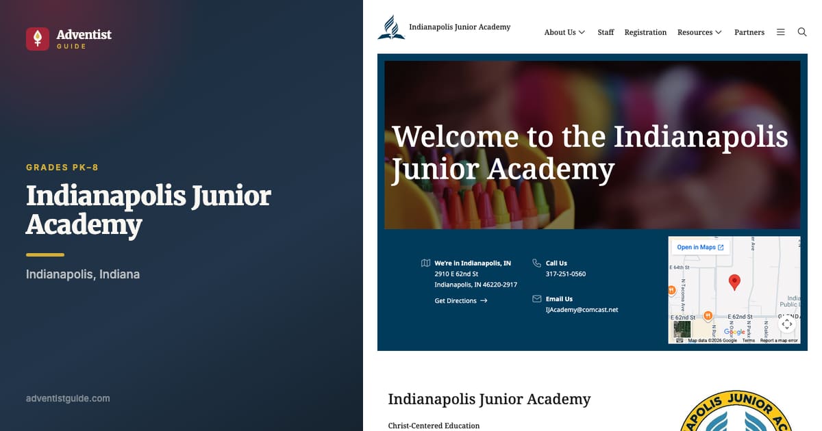 The Indianapolis Junior Academy website