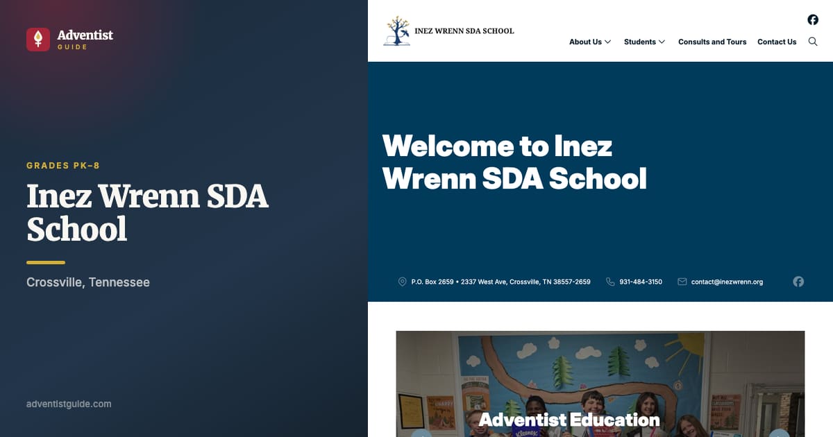 The Inez Wrenn SDA School website
