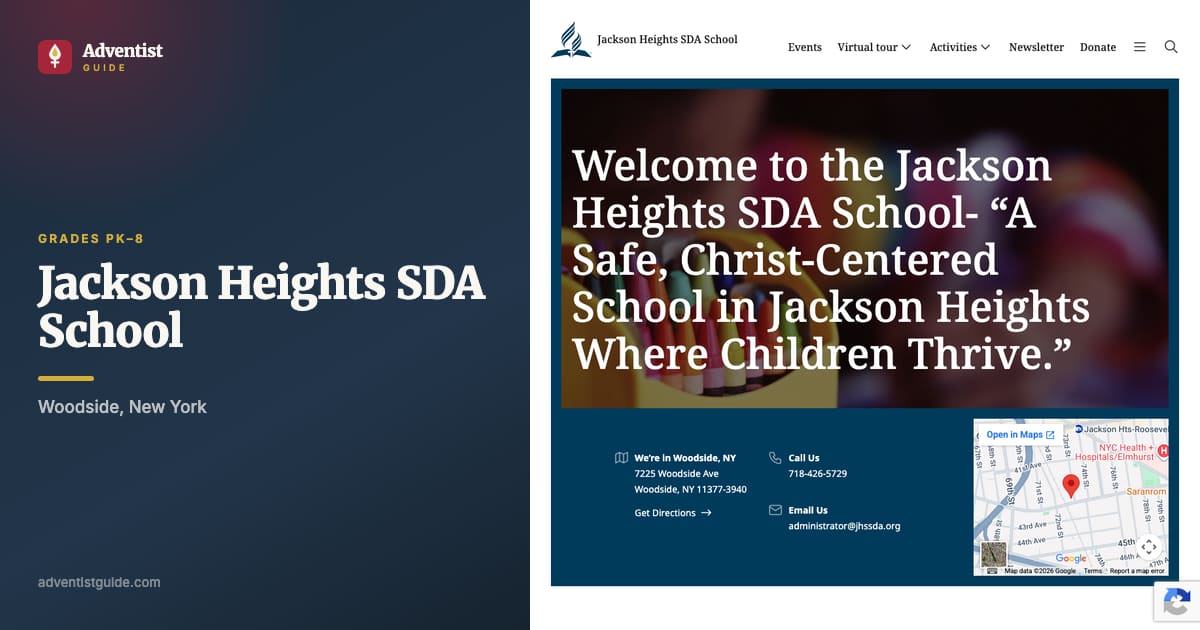 The Jackson Heights SDA School website