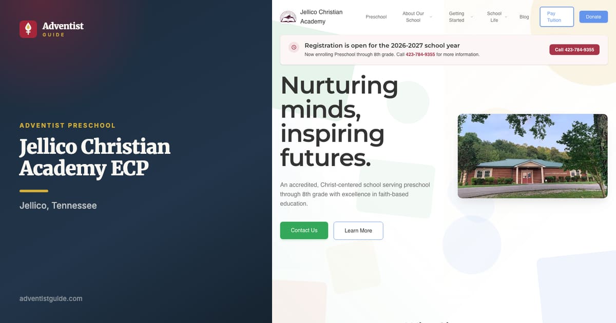 The Jellico Christian Academy ECP website