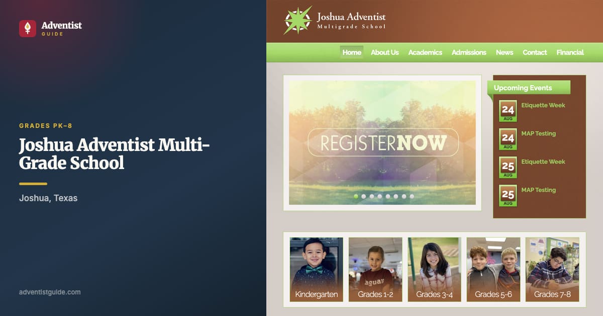 The Joshua Adventist Multi-Grade School website