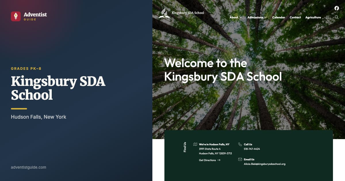 The Kingsbury SDA School website