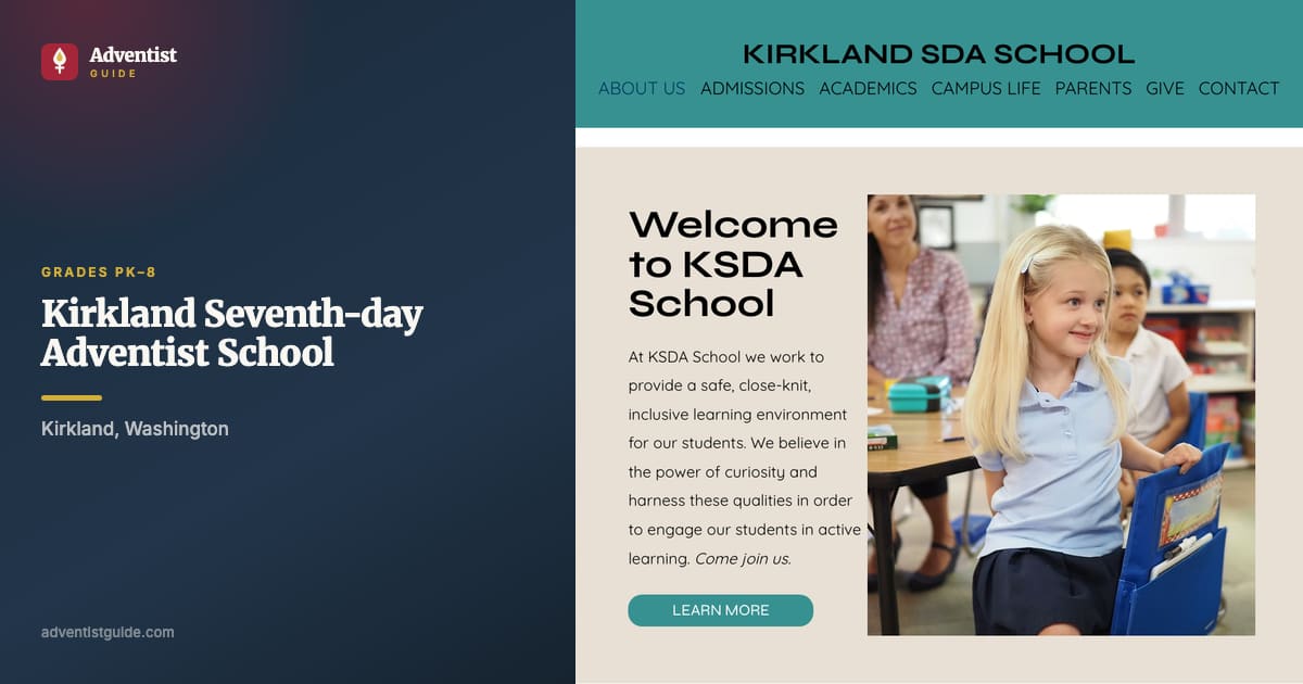 The Kirkland Seventh-day Adventist School website