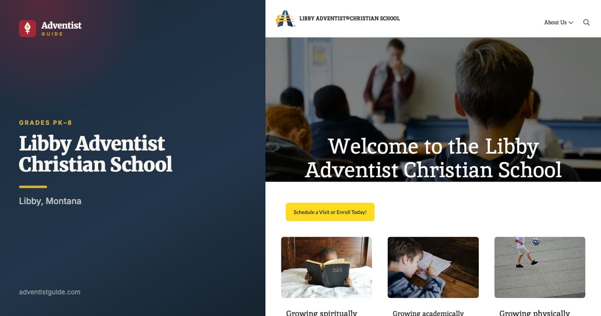 The Libby Adventist Christian School website