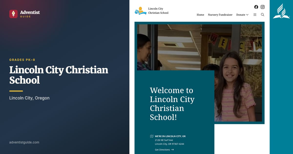 The Lincoln City Christian School website